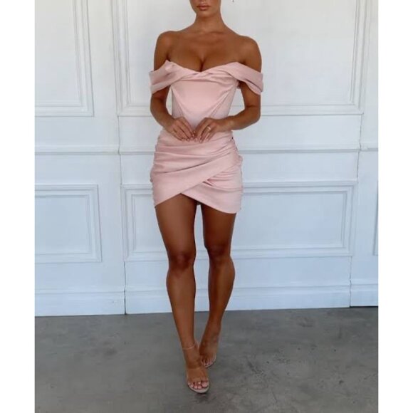 NWT House of CB Coraline Dress - Blush - Picture 3 of 7